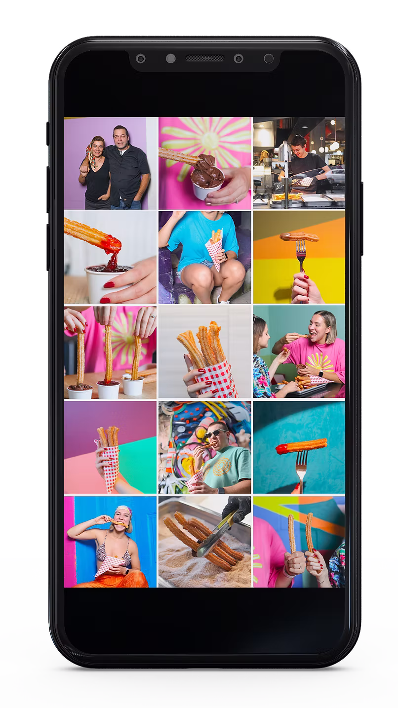 Preview of a local business's Instagram feed